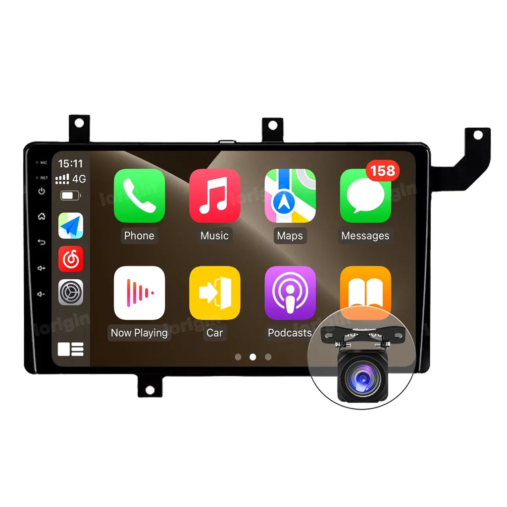 with Carplay Head Bluetooth 4+32GB N300 13 Tacoma Unit Backup Android Toyota GPS Camera For Radio 2016-21
