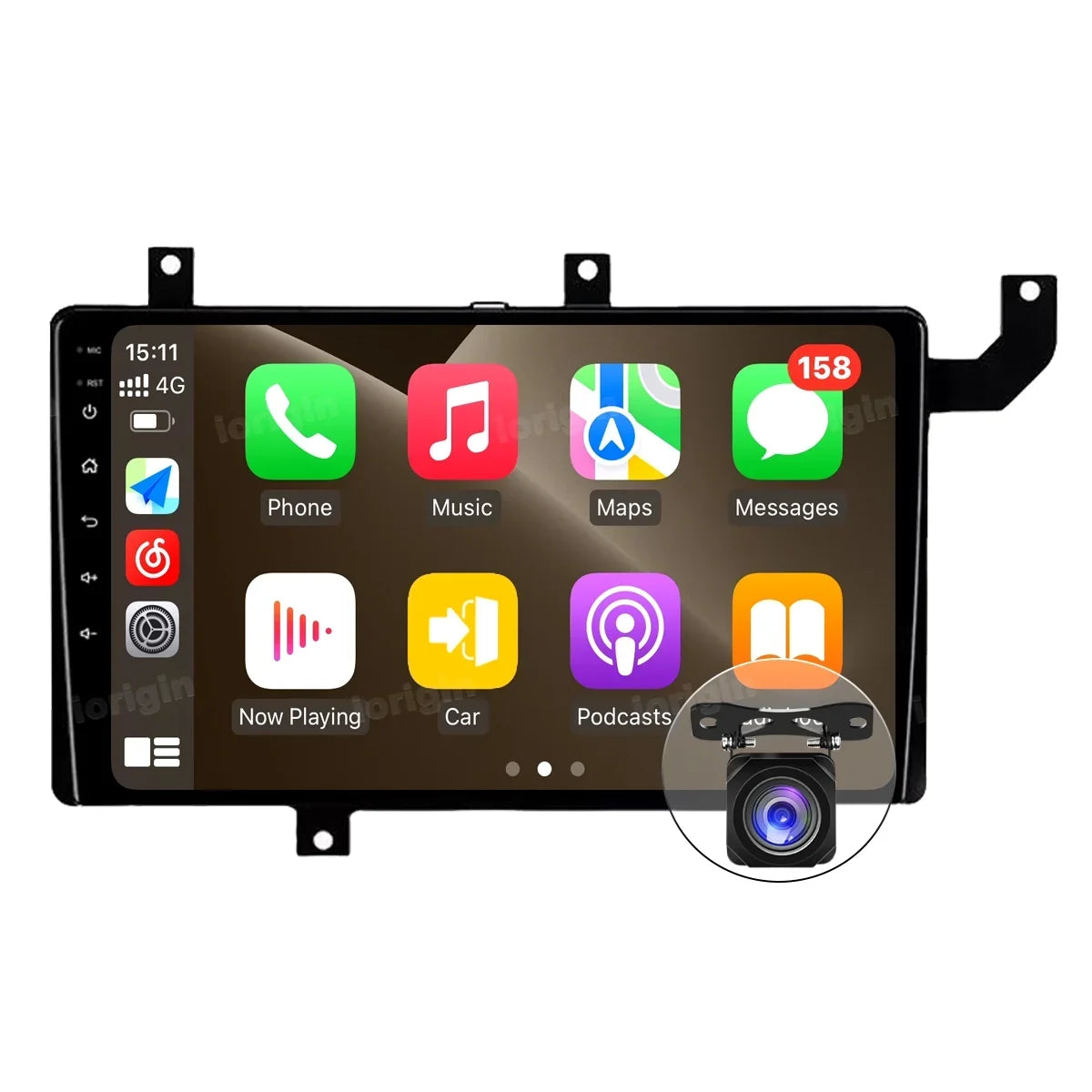 with Carplay Head Bluetooth 4+32GB N300 13 Tacoma Unit Backup Android Toyota GPS Camera For Radio 2016-21