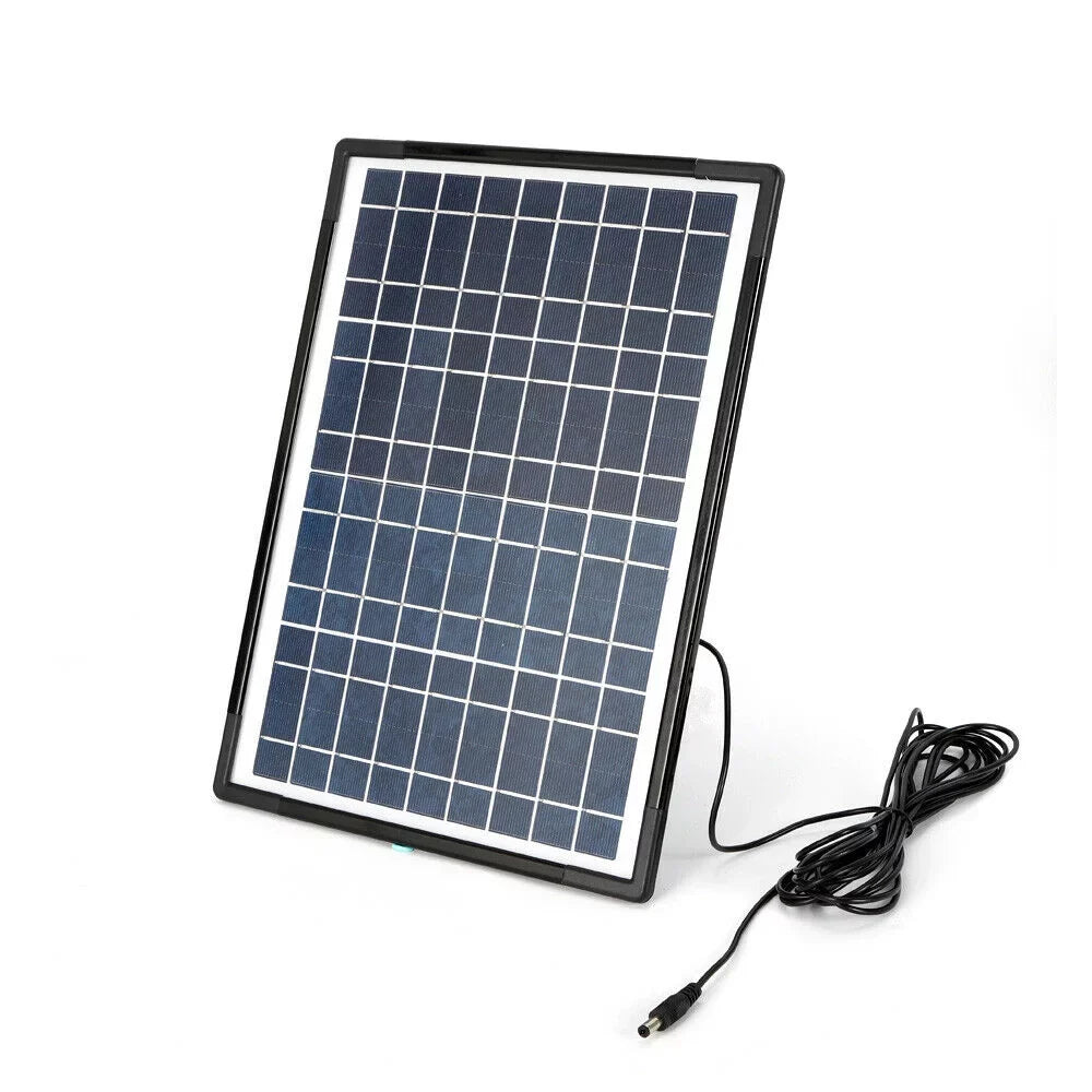LED Power 4 with for Station with Solar Power exterior Generator Solar Kit, Portable Camping Lights Panel
