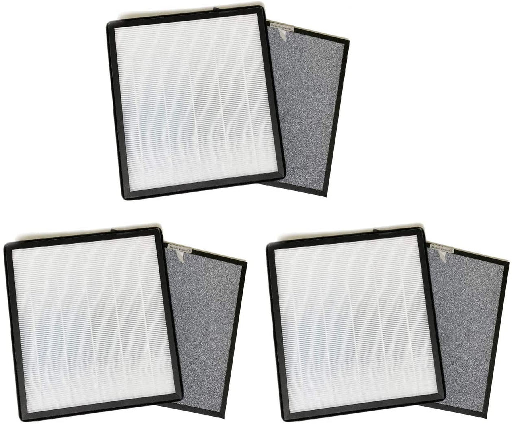 Air of 2 Filters Filter True Purifier HEPA Replacement Activated 3 True Carbon Smart Compatible HSP001 HEPA Hathaspace Sets Set 5-in-1, Nispira with