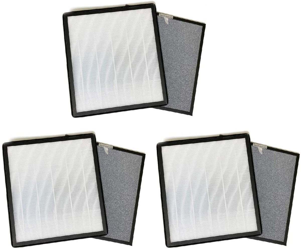 Air of 2 Filters Filter True Purifier HEPA Replacement Activated 3 True Carbon Smart Compatible HSP001 HEPA Hathaspace Sets Set 5-in-1, Nispira with