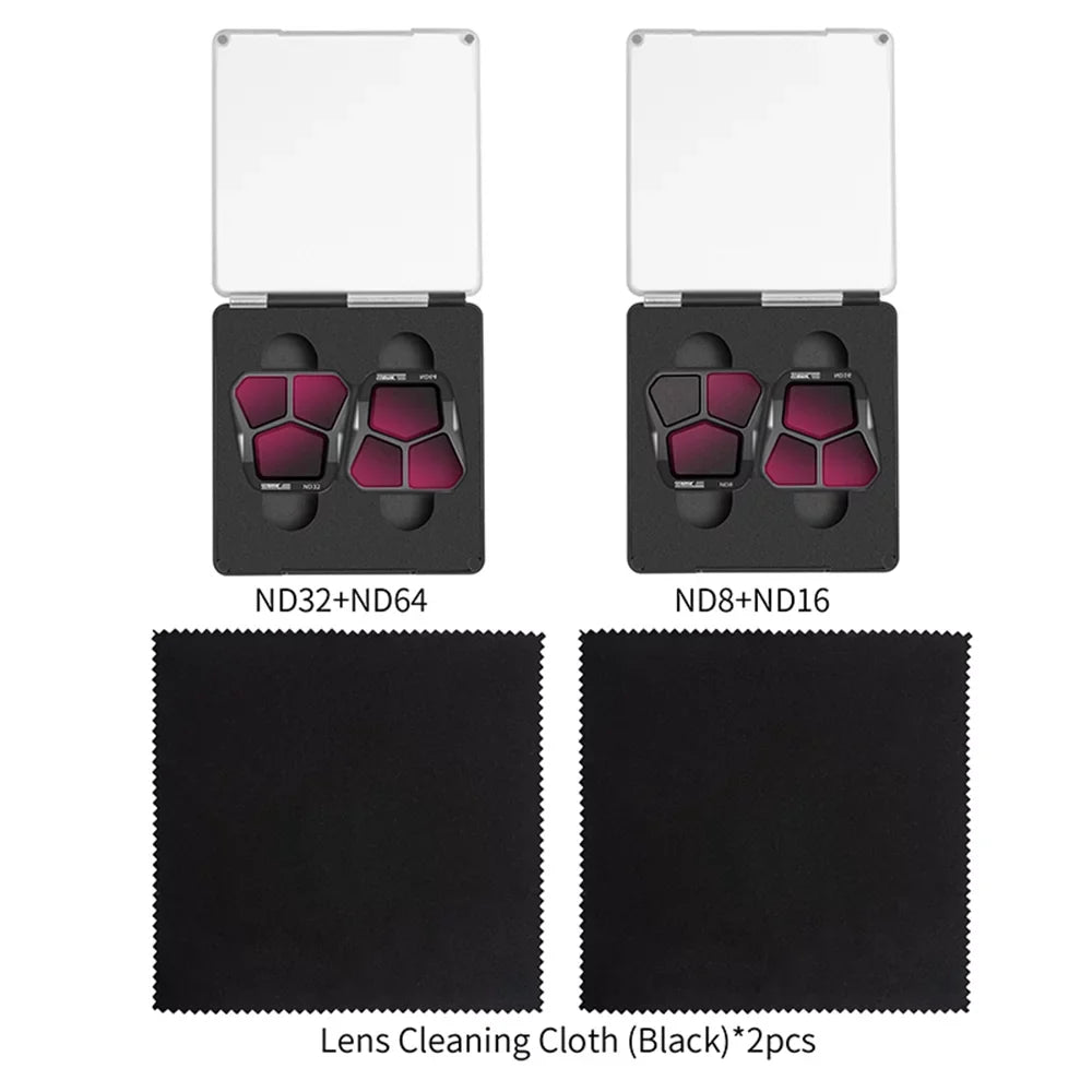 Dcenta DJI Waterproof Filters 3 ND ND8/ND16/ND32/ND64 for Filters 4-Pack Mavic -