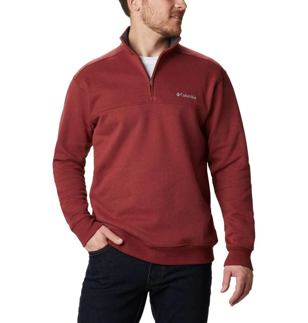 Men's Jasper, Red Zip, Large Columbia II Half Mountain Hart