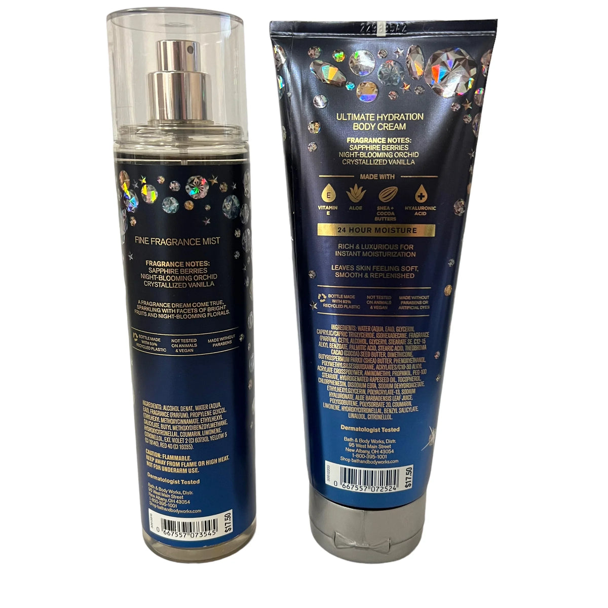 Pack & Fine & oz fl Bright Body Cream Dream Bath Set 8 Fragrance 2 Works Body Mist