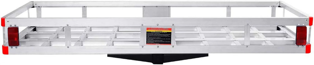 Receiver, x Vehicle Cargo Luggage Basket Car, Rack, Mount Carrier Hitch Trailer Capacity Cargo 7” 60” 22” x SUV, Fits 2” Aluminum for 500LBS Truck,
