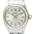 Steel Gold Pre-Owned 6719 Vintage BF565449 White Oyster Perpetual Ladies Watch (Fair)