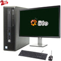 20" HDD, PC Keyboard 2TB Computer Win10 HP New 600 G2 LCD, WiFi, 3.3GHz Intel Mouse, DVD, Desktop 8GB CPU Ram, (Refurbished) Restored G4400 Pro & Pentium