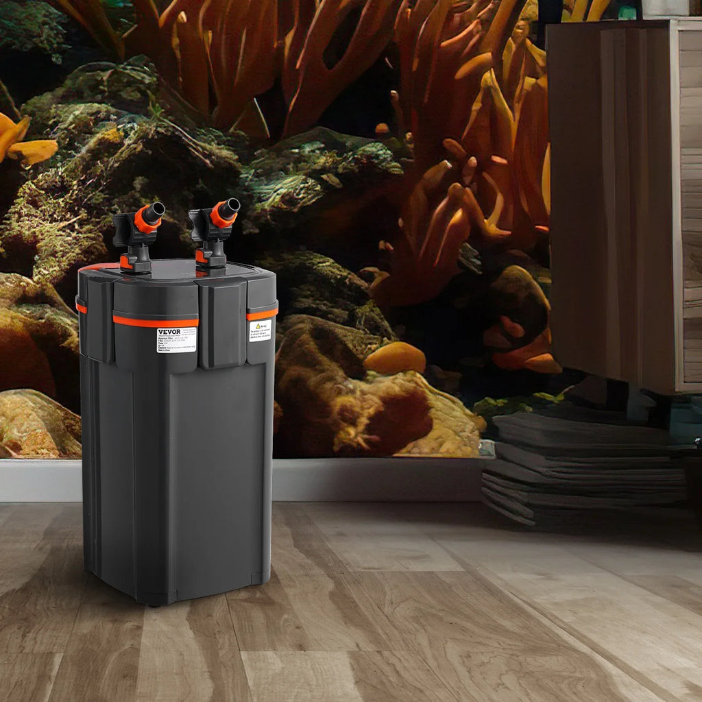 Quiet Lamp Aquarium UV Fish Tank Canister Filter SKYSHALO 200 20w Gallon