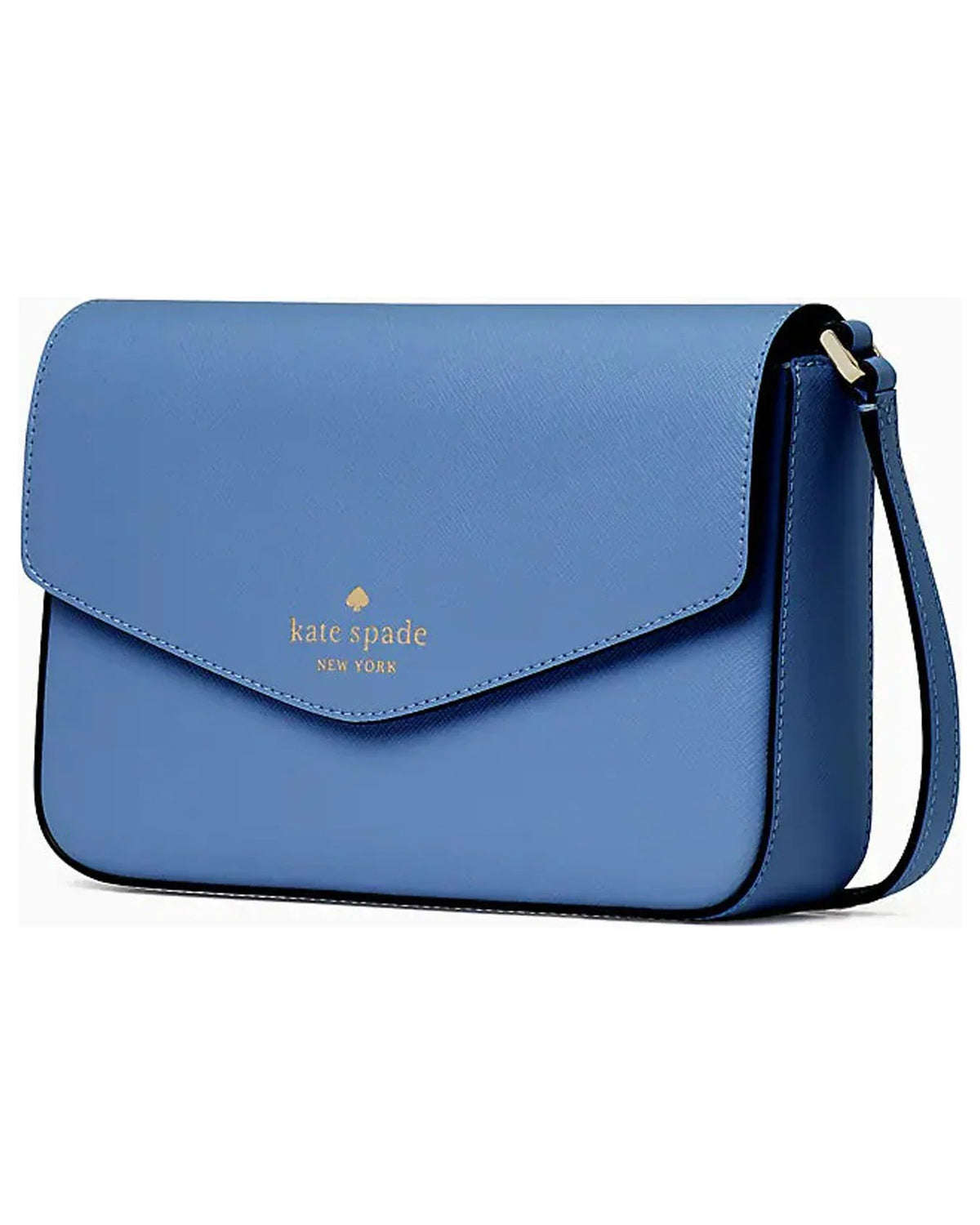 Saffiano Envelope New Blueberry) Leather Sadie Kate Bag York Crossbody Women's Spade (Fresh