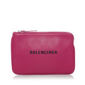 Women Pre-Owned Authenticated Pink (Good) Balenciaga XS Pouch Leather Everyday Calf