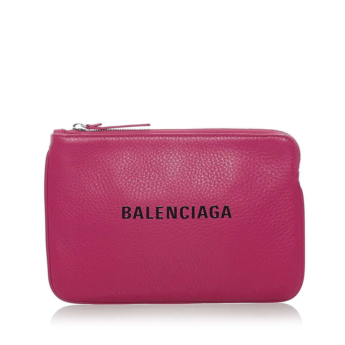 Women Pre-Owned Authenticated Pink (Good) Balenciaga XS Pouch Leather Everyday Calf
