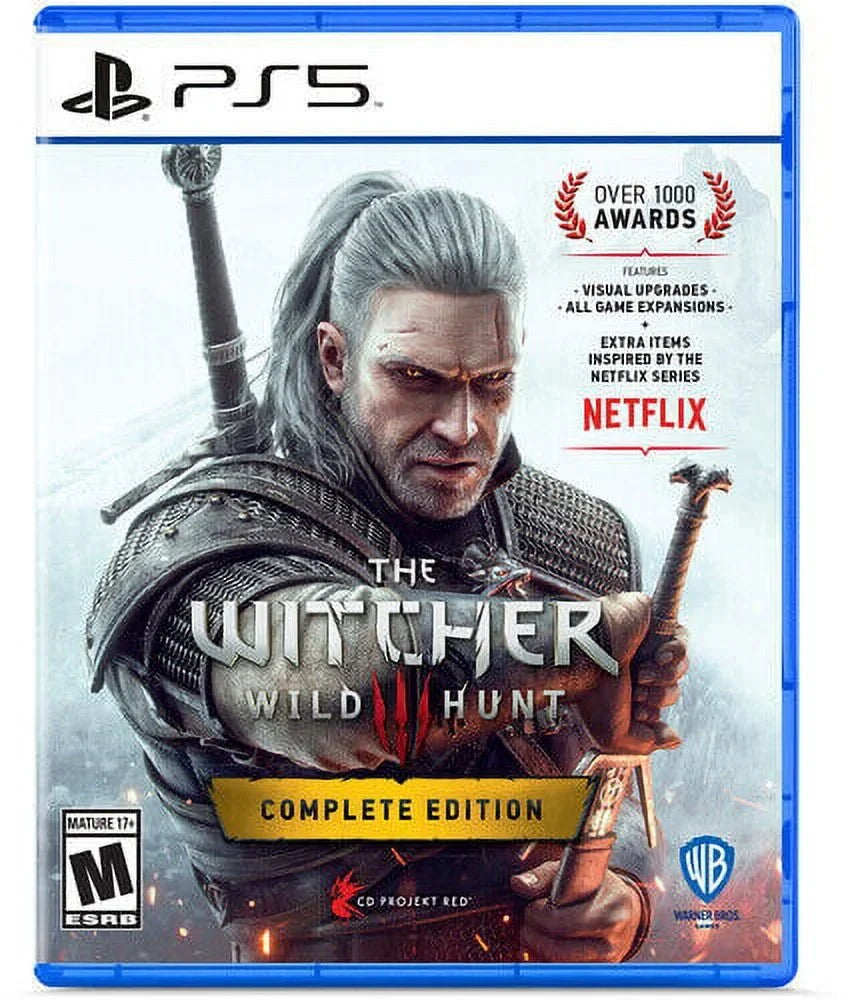 Video Hunt [New Edition Complete 3: 5 Game] Plays Wild for PlayStation Witcher