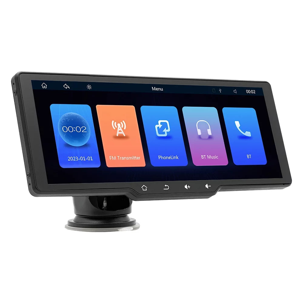 MultiMedia Wireless Video 10.26in Camera Player Auto Camera CarPlay Mobilephone Camcorder Car Rearview Car Car Shinysix APP Recorder Portable Car Multi-language Control