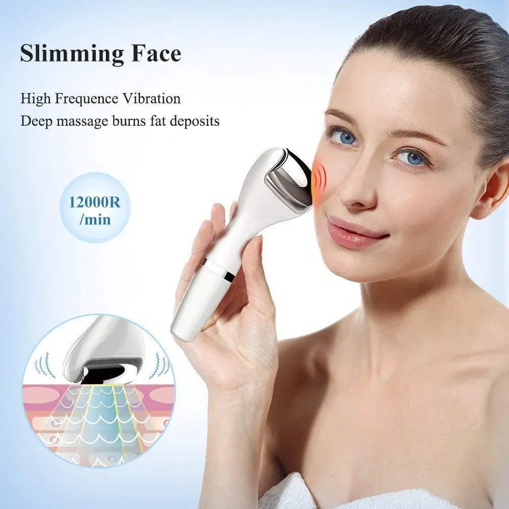 with Face Roller Stainless Body Steel Anti-Aging Massager TOUCHBeauty