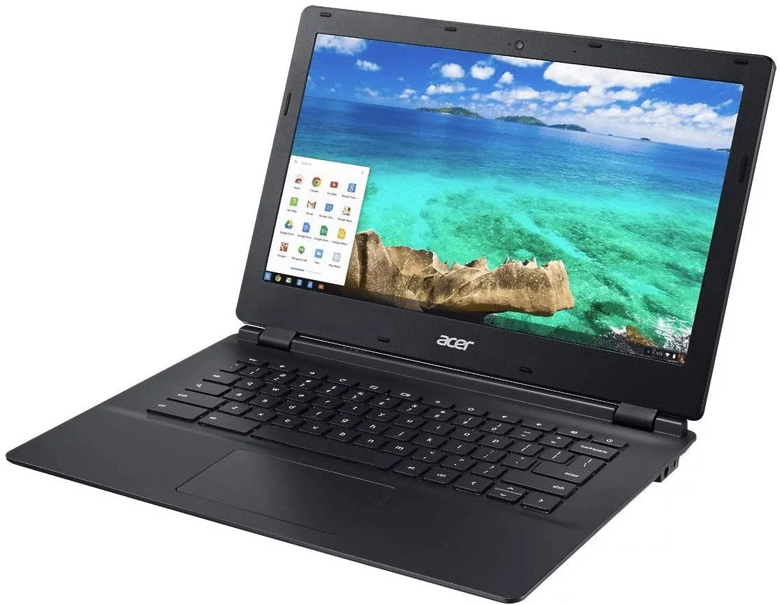 Screen 4GB GHz Chrome, Chromebook Pre-Owned Celeron, Laptop SSD Computer, RAM, Acer Hard Intel DDR3 Drive, 2.10 13" C810-T7ZT 16GB