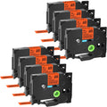 on GREENCYCLE Pack Compatible D400 use Fluorescent H110 Tape Black TZe TZB31 Orange Label TZ TZeB31 Label Maker TZ-B31 D210 PT-D600 0.47'' 12mm in Brother for TZe-B31 Laminated Cube 8 P-Touch