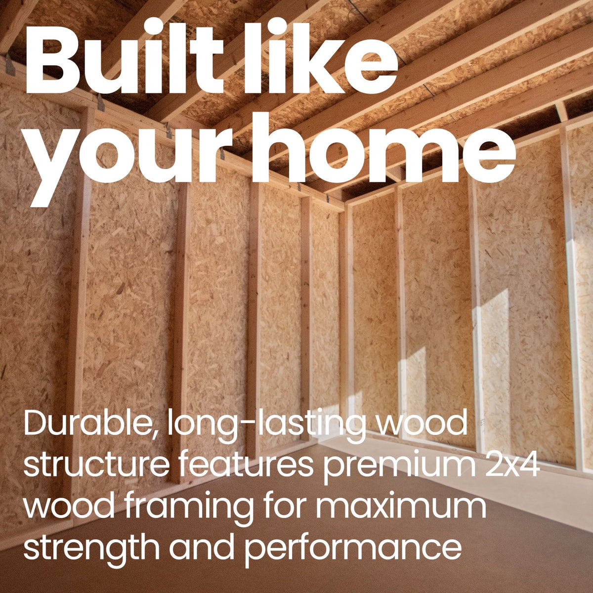 Storage 12 (Floor Products ft. ft. Wood Tribeca Home Handy x Shed 8 Included)