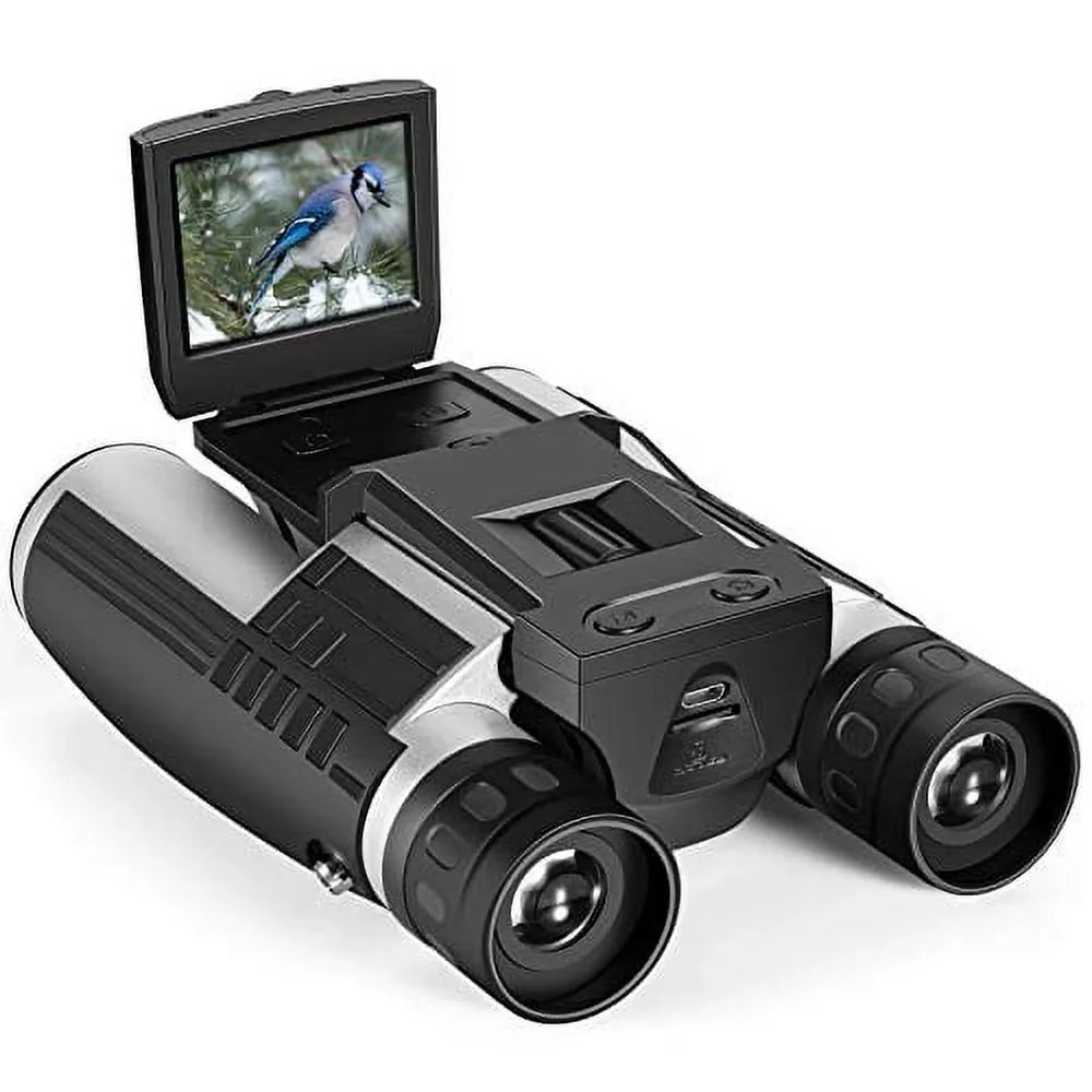 Camera 32GB 12X Watching for Video Binocular Photo with 5M Bird LCD Digital Football Zoom 2" Concert Camcorder Recorder Camonity Game