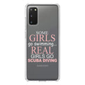 Acrylic / Real Diving Case PLUS 5G Bumper (6.7" DistinctInk - Galaxy S20 Go Clear Back Tempered Shockproof Protector Scuba Glass for TPU Hybrid Screen) Girls Screen -