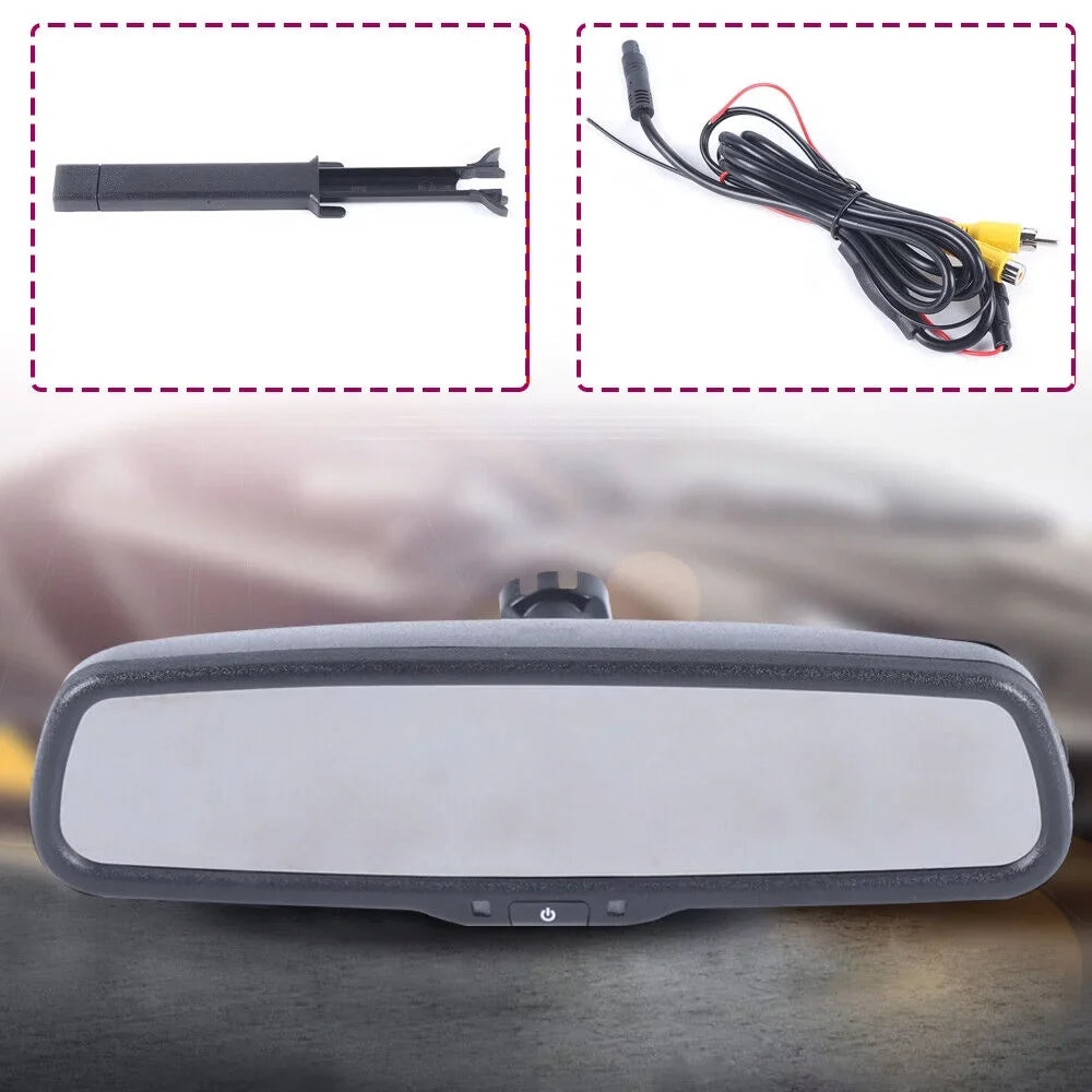 View Bracket Rear Resolution for System Mirror Camera Car Kit Backup SHZICMY HD 4.3" 800*480 with Monitor LCD
