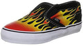 Sneakers Flames Slip Toddler Classic Hot Vans 5.5 Shoes On Black