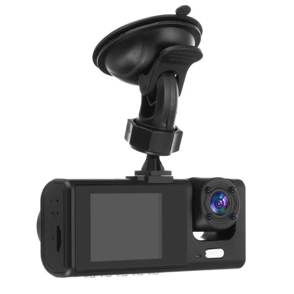 Car Recorder 1080P G-sensor Dash Lens Camera Dual Front/Rear/Inside Video Cam