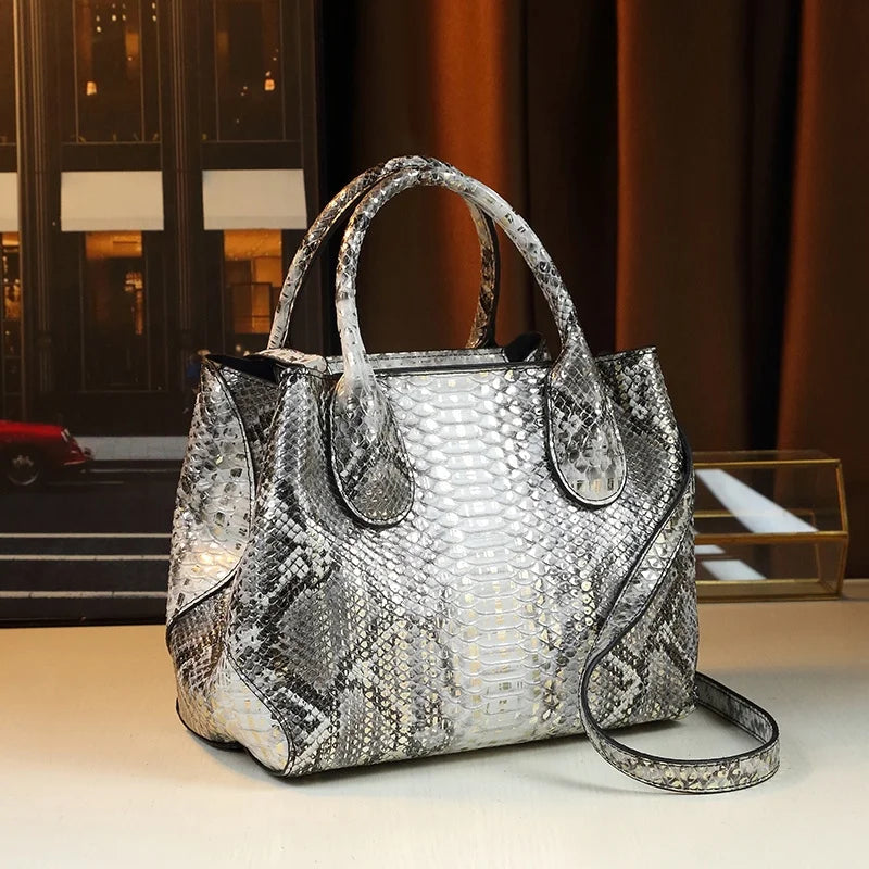 For design Bag 2024 Lady‘s Women Vintage PU Shoulder MICHROE Versatile Fashionable Satchel Bucket Leather Crossbody Bag Handbag