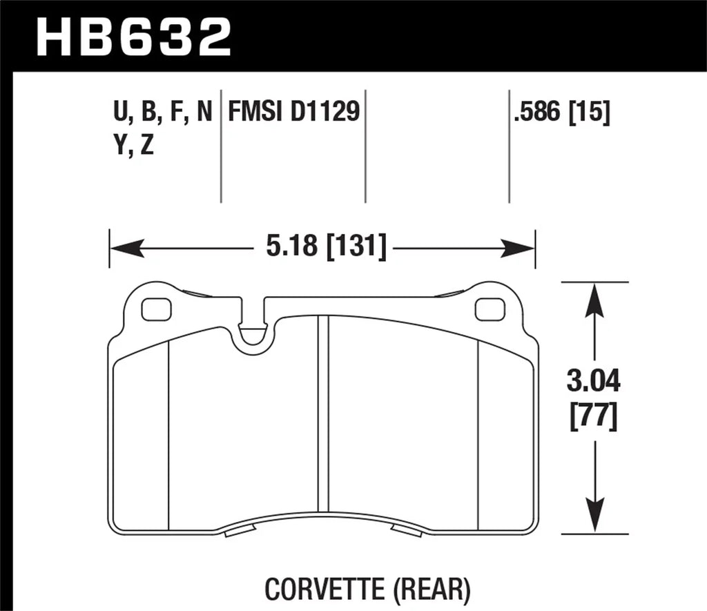 Brake Hawk Front 2005 Martin Street Aston LTS DB9 Pads