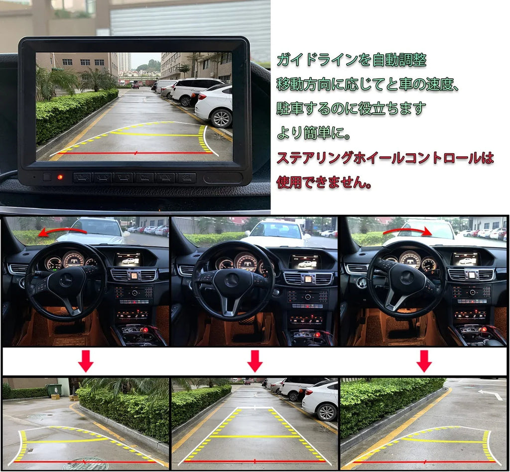 Night Waterproof Vision GreenYi Camera Camera Guide Backup with 960x720 Trajectory Line, HD Car Dyna View Rear