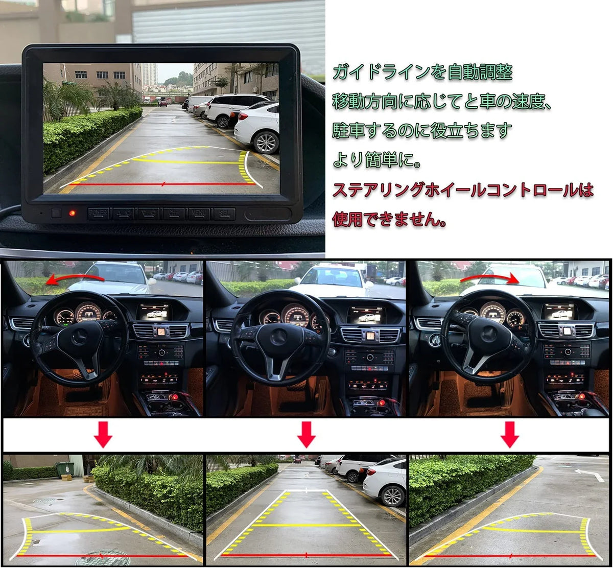 Night Waterproof Vision GreenYi Camera Camera Guide Backup with 960x720 Trajectory Line, HD Car Dyna View Rear