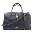 Shoulder 30 Bag (Good) 2Way Women's Pre-Owned Mercer 37575 Satchel Navy COACH