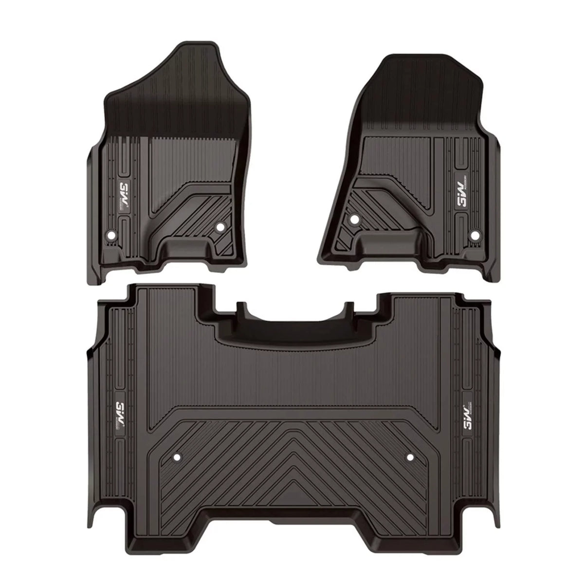 (NOT Seating, Full for TPE Ram Cab Seat) Dodge for Storage Mats Ram climate 1st & All 1500 Under Rear 2020 Set Row 2019 Non-Toxic 2nd - for Black Floor Carpet 3W Crew Bucket with