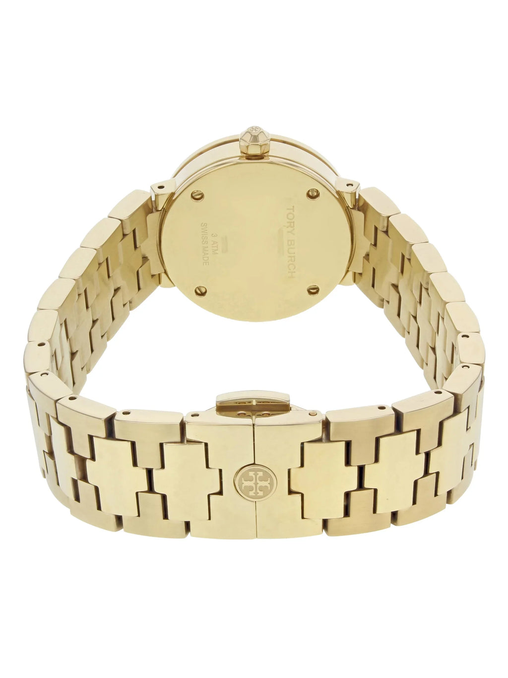 21mm Burch Gold Tone (Good) Tory Watch Reva Ladies Pre-Owned Steel Quartz TRB4030 Stainless