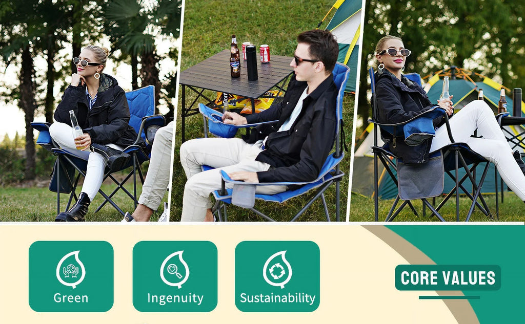 comfort Luxurious our for unmatched enthusiasts. Camping for Indulge XXL Big - premium in chair with exterior Chair - - 40"x8.5"x8" Tall 14.55 XXL People