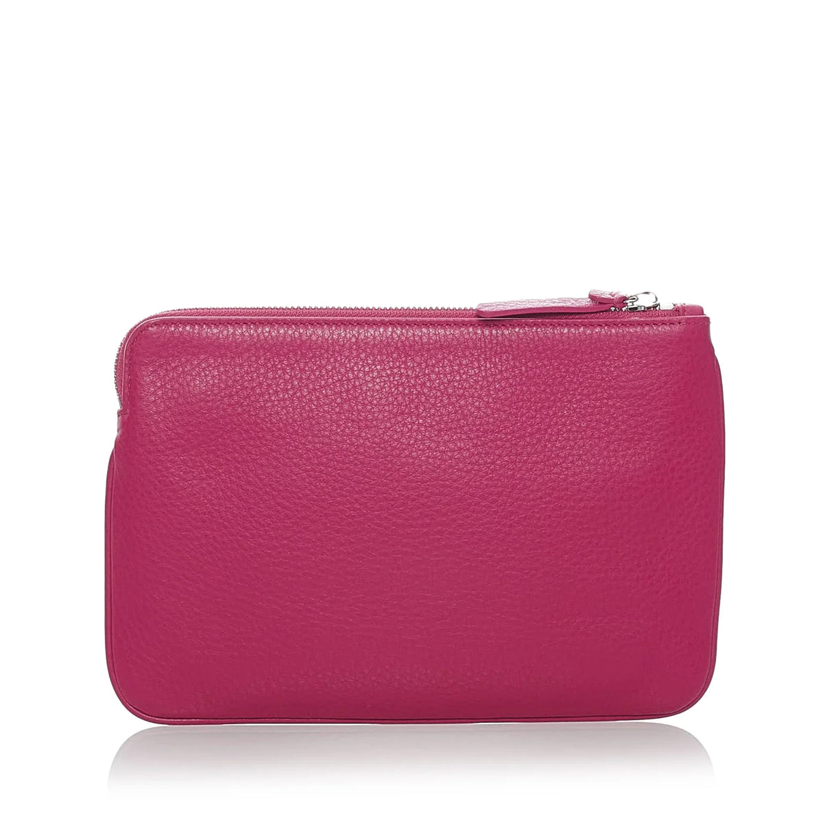 Women Pre-Owned Authenticated Pink (Good) Balenciaga XS Pouch Leather Everyday Calf