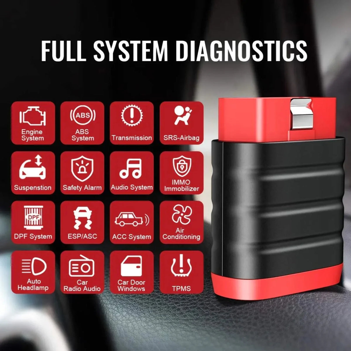 Diagnostic Tool & for for Tool, Android, Fault & Scanner Code Newer THINKDIAG All - THINKCAR Reader Vehicles OE Bluetooth OBD2 Scan Check iOS Full-System MINI Car Scanner & Light 1996 Engine